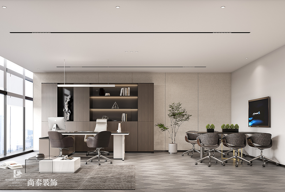 辦公室裝修設(shè)計(jì)：1200平米智能科技公司深圳寫字樓辦公室裝修設(shè)計(jì)案例