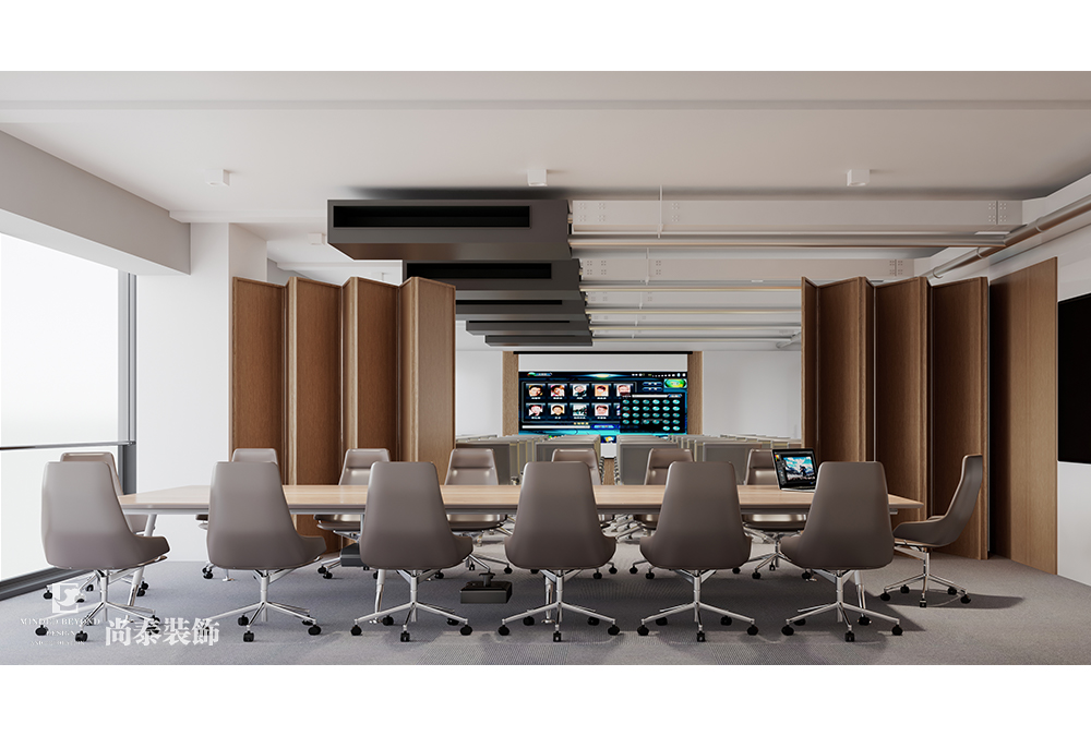 廠房辦公室設(shè)計(jì)：深圳龍崗2000平米新材料公司辦公樓裝修設(shè)計(jì)案例