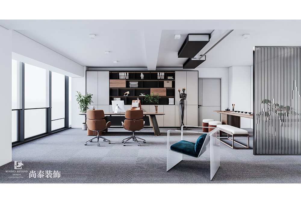 廠房辦公室設(shè)計(jì)：深圳龍崗2000平米新材料公司辦公樓裝修設(shè)計(jì)案例