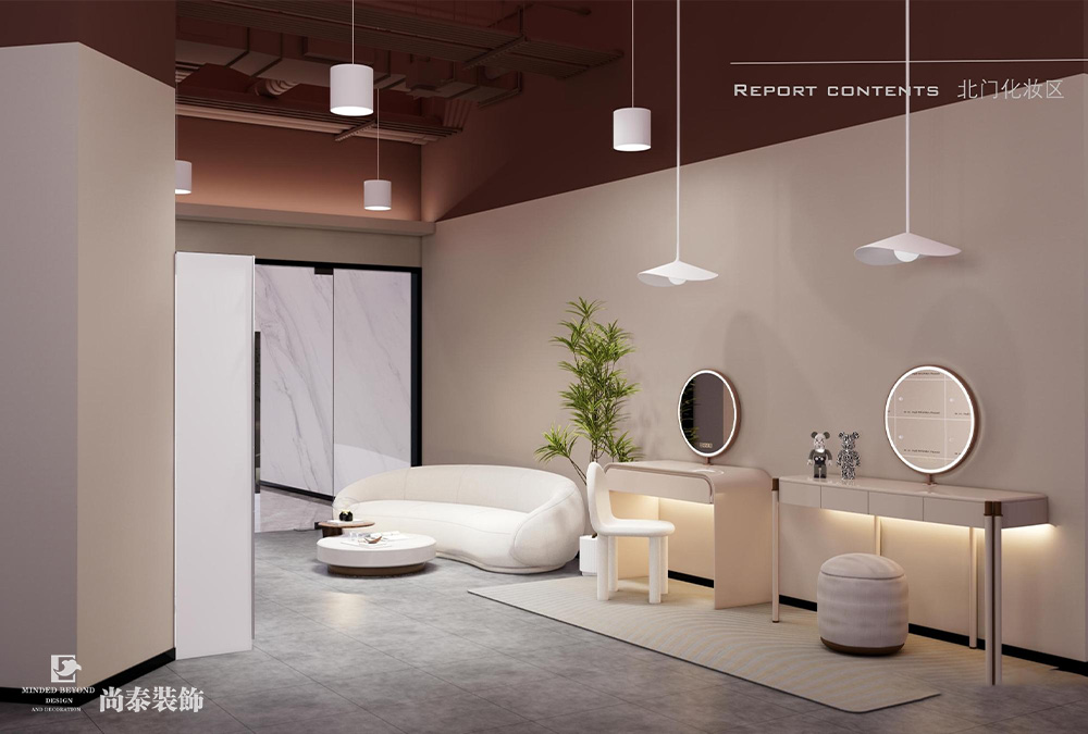 深圳龍崗仁恒夢公園寫字樓1200平米辦公室裝修設計案例