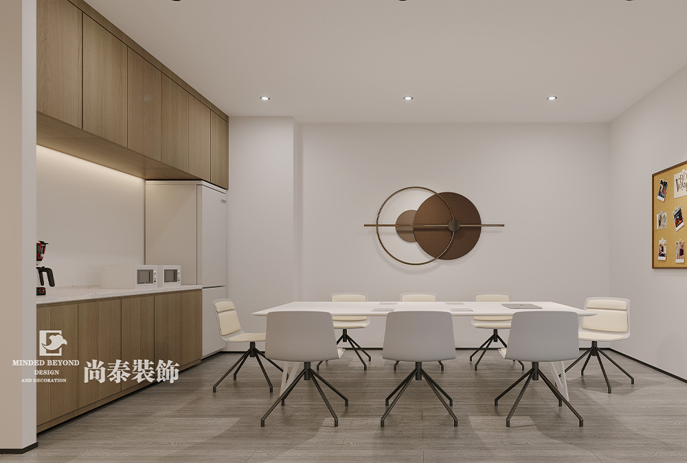 深圳龍崗萬匯大廈150平米醫(yī)療器械公司辦公室裝修設計