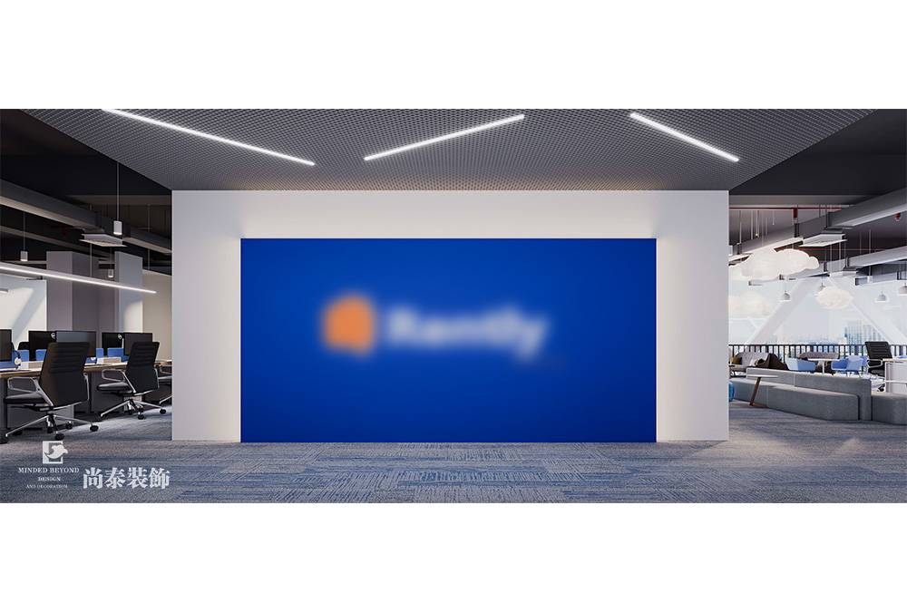 深圳龍華華南數(shù)字谷寫字樓500平米科技公司辦公室裝修設(shè)計(jì)