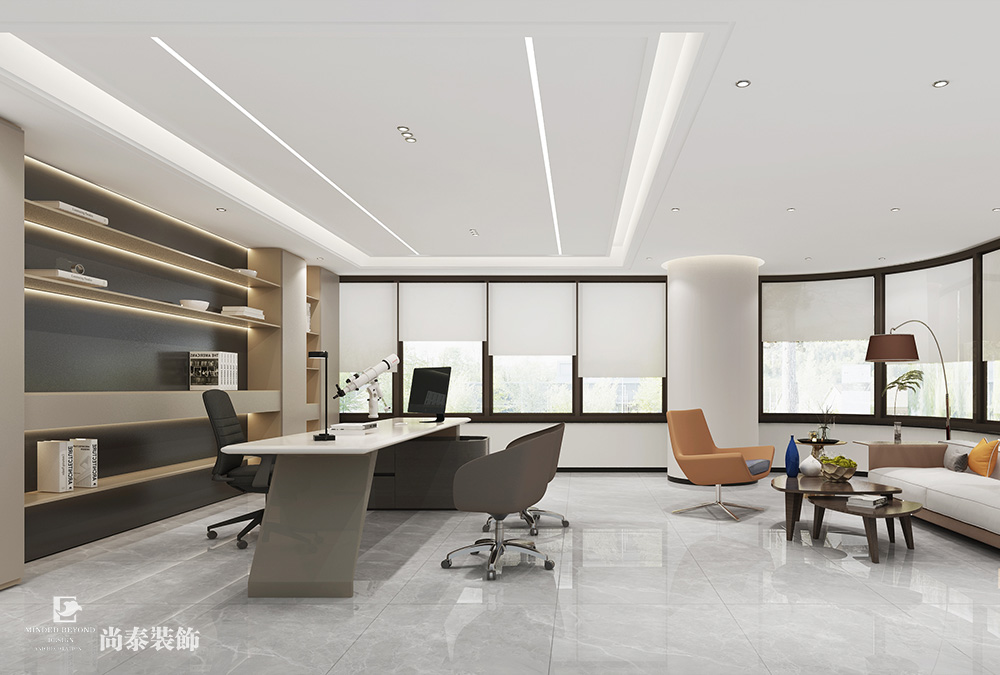 深圳羅湖金田大廈寫字樓600平米電梯公司辦公室翻新裝修設(shè)計(jì)