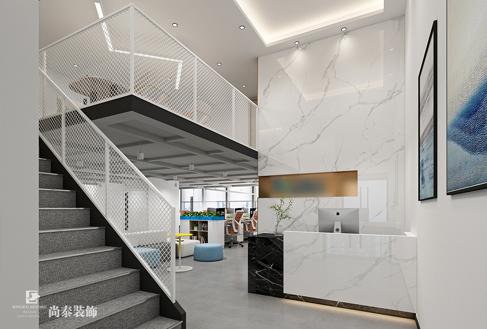 深圳南山方大城寫字樓700平米科技公司辦公室裝修設(shè)計(jì)案例