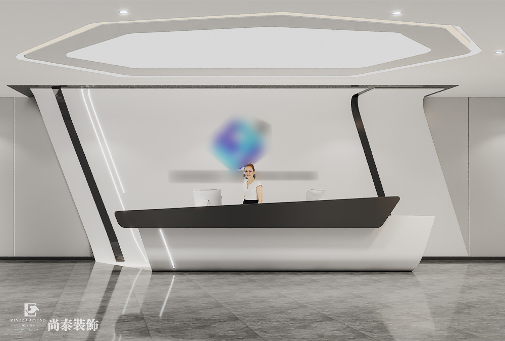 2100平米芯片研發(fā)設(shè)計公司深圳南山同方信息港寫字樓辦公室裝修設(shè)計