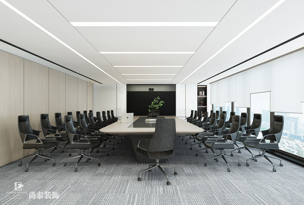 2100平米芯片研發(fā)設(shè)計公司深圳南山同方信息港寫字樓辦公室裝修設(shè)計