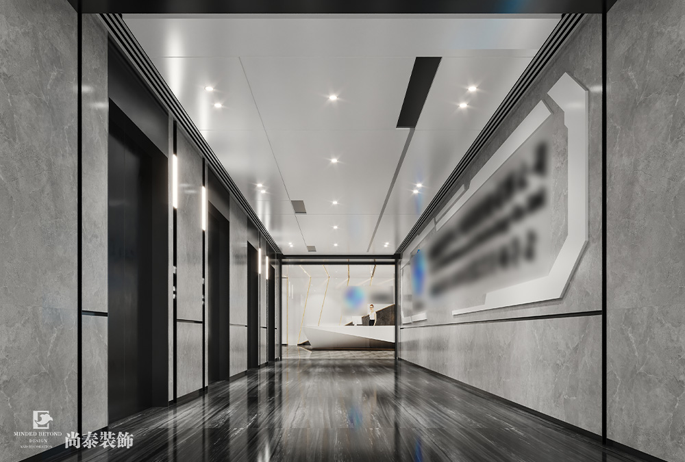 2100平米芯片研發(fā)設(shè)計公司深圳南山同方信息港寫字樓辦公室裝修設(shè)計