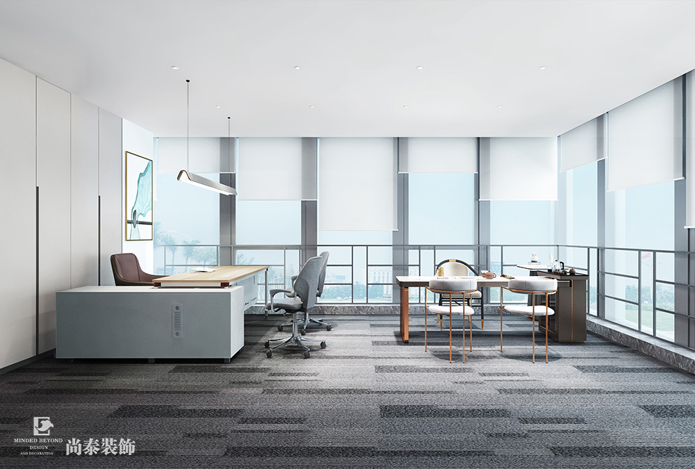 深圳南山智谷寫字樓科技公司辦公室裝修設(shè)計(jì)案例