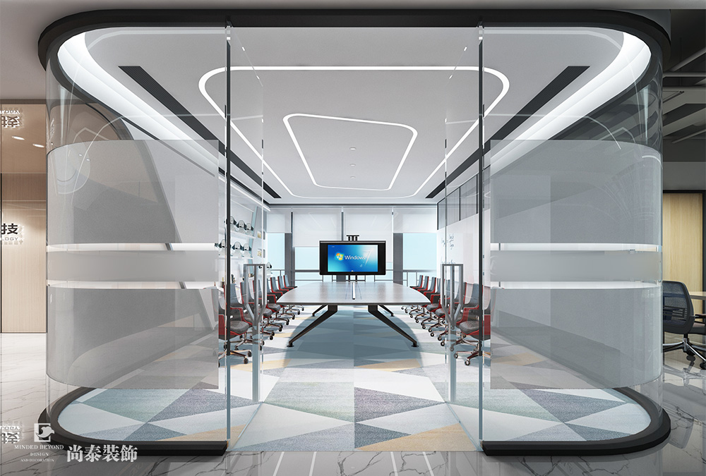 深圳南山智谷寫字樓科技公司辦公室裝修設(shè)計(jì)案例